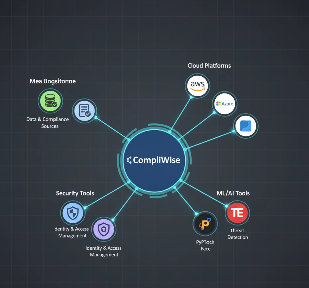 Network node connectivity diagram.
