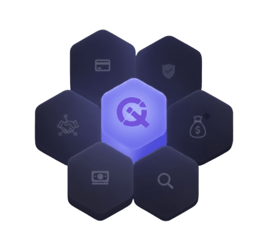 Buttons shown in a flower shape